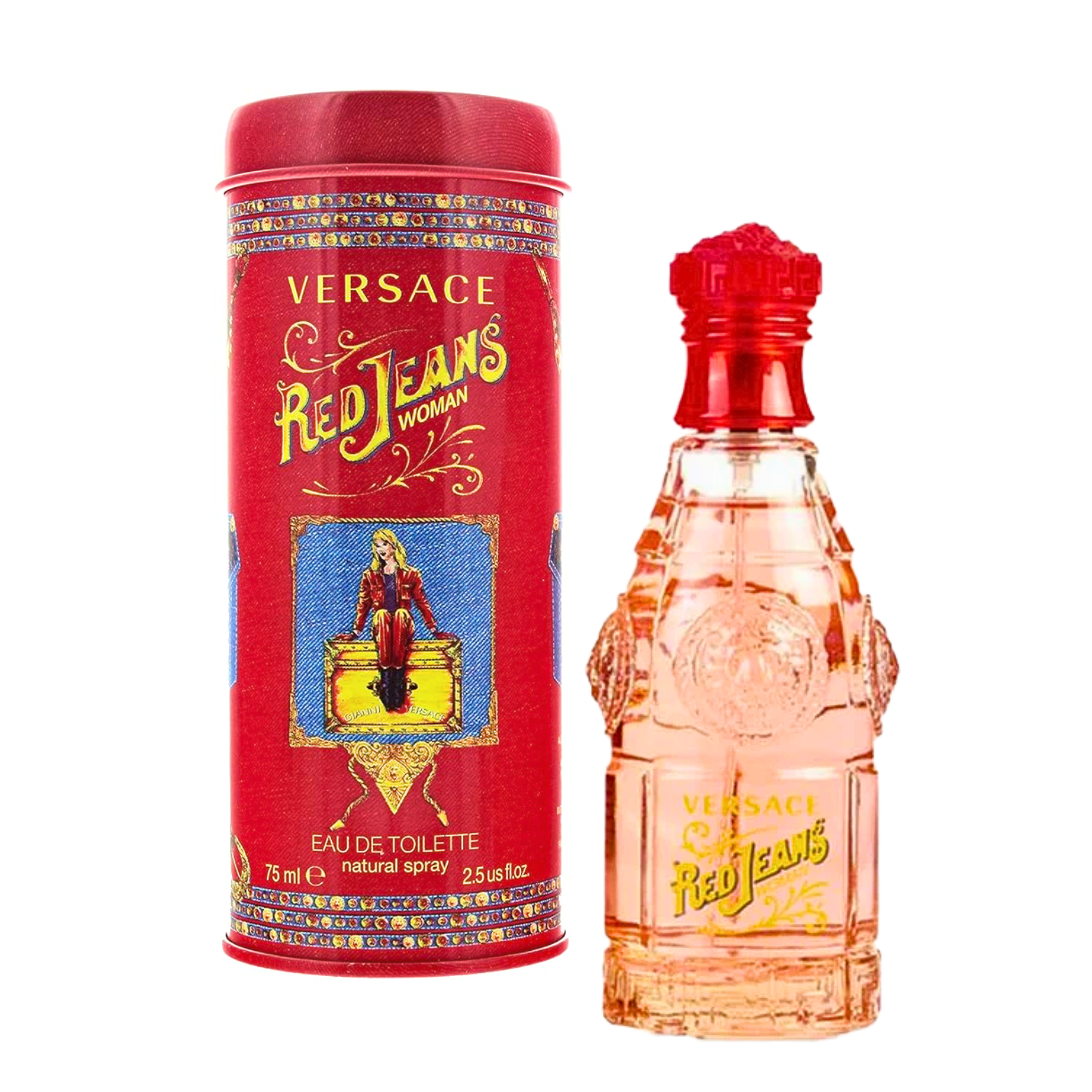Versace Red Jeans For Women EDT 75ml 75 ml